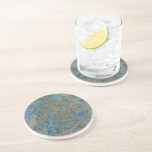 Luxury Lapis Lazuli Marble Drink Coaster