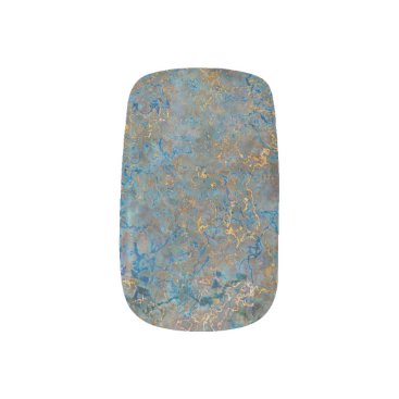 Luxury Lapis Lazuli Marble Minx Nail Wraps