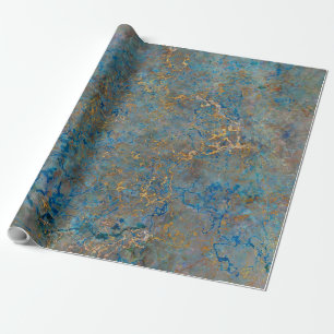 Luxury Lapis Lazuli Marble Wrapping Paper