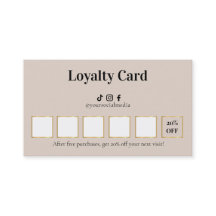 Luxury Lash Technician Loyalty Card