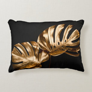 Luxury leather button chair texture accent pillow