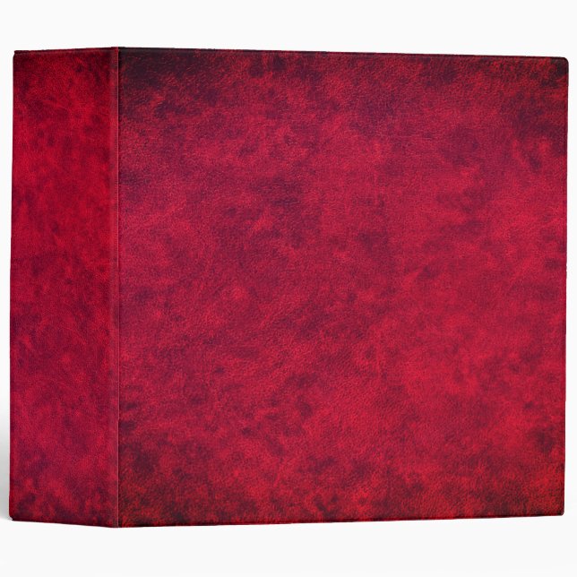Luxury Leather - Managers Fashion 3 Ring Binder (Front/Spine)