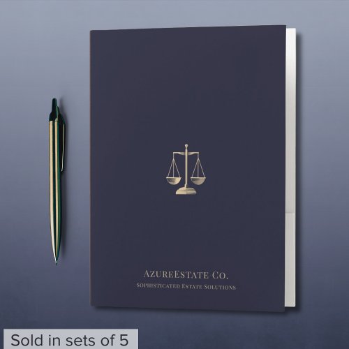 Luxury Legal Brand Pocket Folder