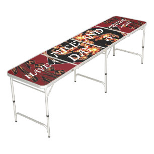 Luxury Leisure Furniture: Have a Nice Day Fractal Beer Pong Table