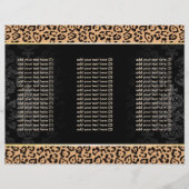 Luxury Leopard Print & Damask Tri-Fold Brochures (Front)