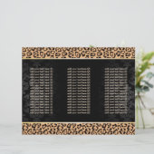 Luxury Leopard Print & Damask Tri-Fold Brochures (Standing Front)