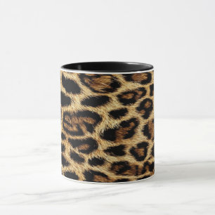 Luxury Leopard Skin Elegant Wild Animal Fur Design Mug