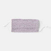 Luxury Lilac Glitter Glamorous Sparkling Texture Adult Cloth Face Mask (Front, Folded)