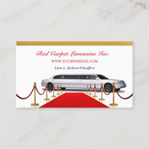 Luxury Limousine Service Business Card Template