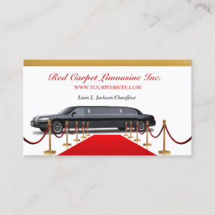 Luxury Limousine Service Business Card Template