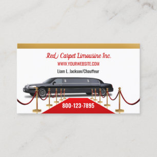 Luxury Limousine Service Business Card Template