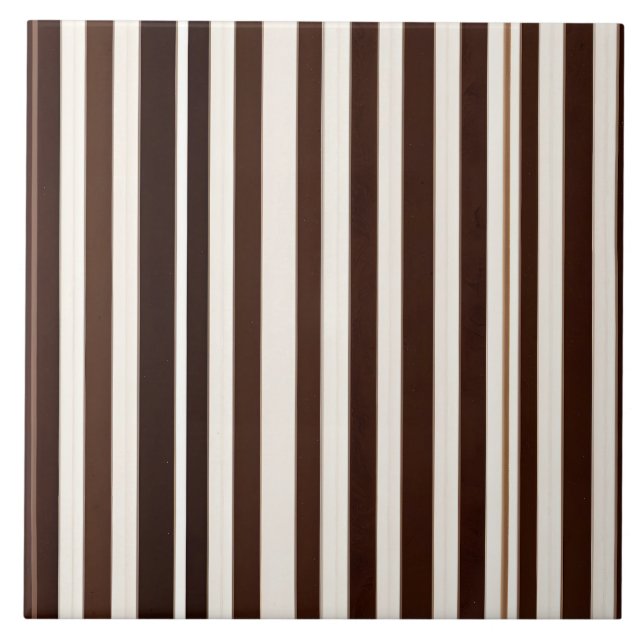 Luxury Linen Modern Brown White Texture Collection Ceramic Tile (Front)
