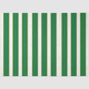 Luxury Linen Modern Green Gold Texture Collection Tissue Paper