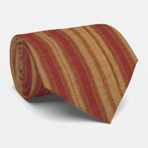 Luxury Linen Popular Burgundy Gold Collection Neck Tie