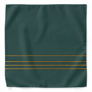 Luxury Linen Popular Green Gold Texture Collection Bandana