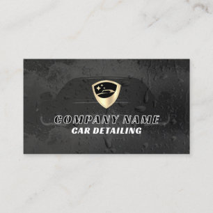 Luxury logo car detailing Business Card