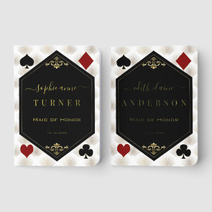 Luxury Maid of Honor Personalized Keepsake Wedding Foil Vow Books