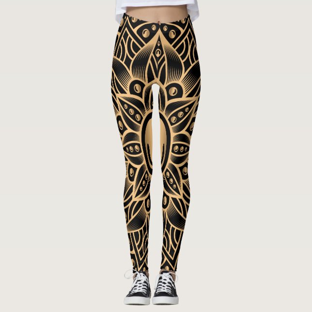 Luxury Mandala 12 Leggings (Front)