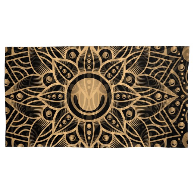 Luxury Mandala 12 Pillow Case (Front)