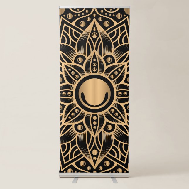 Luxury Mandala 12 Retractable Banner (Front)