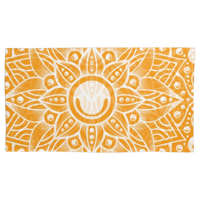 Luxury Mandala 13 Pillow Case (Front)