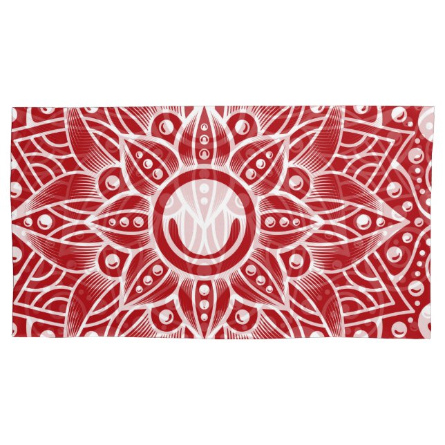 Luxury Mandala 15 Pillow Case (Front)