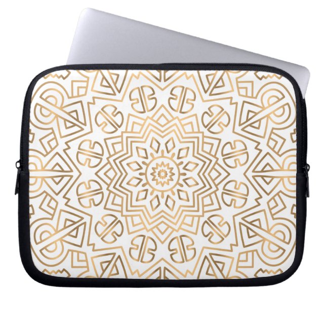 Luxury Mandala 32 Laptop Sleeve (Front)