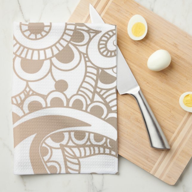 Luxury Mandala 41 Kitchen Towel (Quarter Fold)