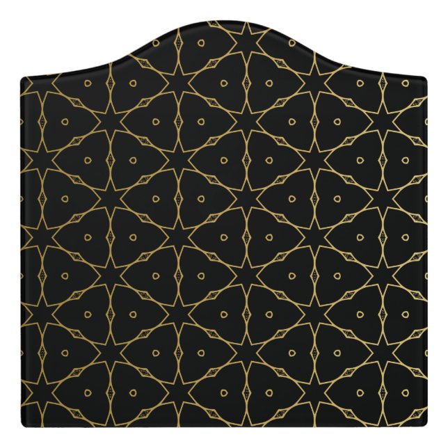 Luxury Mandala 51 Door Sign (Large Crest Front)