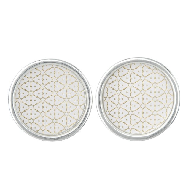 Luxury Mandala 52 Cufflinks (Front)