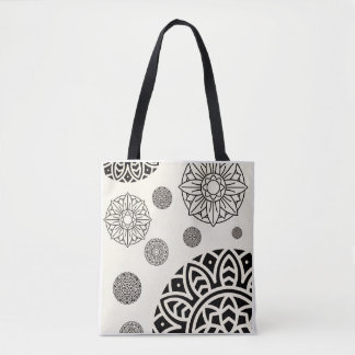 Luxury Mandala Art Shoulder Tote Bag 
