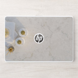 Luxury Marble Countertop with Spa Essentials Overh HP Laptop Skin