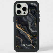 Luxury Marble Design Case – Add Your Name