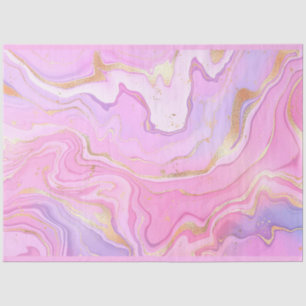 Luxury Marble Glitter Pink Purple Gold Tissue Paper