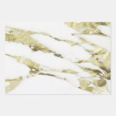 LUXURY MARBLE HEAVY WEIGHT DECOUPAGE  WRAPPING PAPER SHEETS (Front)