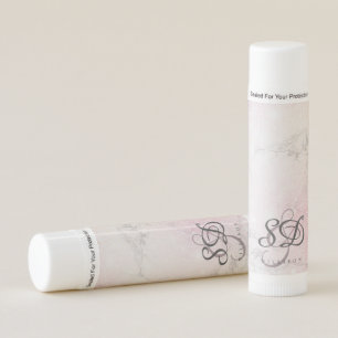 Luxury Marble Personalized couple Lip Balm