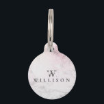 Luxury Marble Personalized design Pet ID Tag<br><div class="desc">Luxury Marble Personalized design. You can customize these design and personalize as you want. You are welcome to visit my store for more beautiful products.</div>