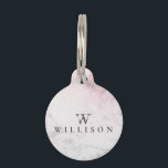 Luxury Marble Personalized design Pet ID Tag<br><div class="desc">Luxury Marble Personalized design. You can customize these design and personalize as you want. You are welcome to visit my store for more beautiful products.</div>