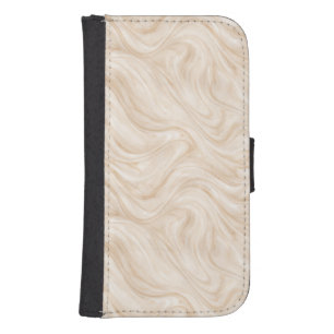 Luxury Marble Swirl Pattern Galaxy S4 Wallet Case