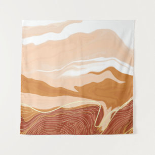 Luxury marble texture background design. Liquid ma Tapestry