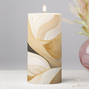 Luxury Marble Wedding Candle – Elegant Gold & Pink