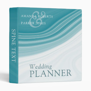 Luxury Marble Wedding Planner 3 Ring Binder