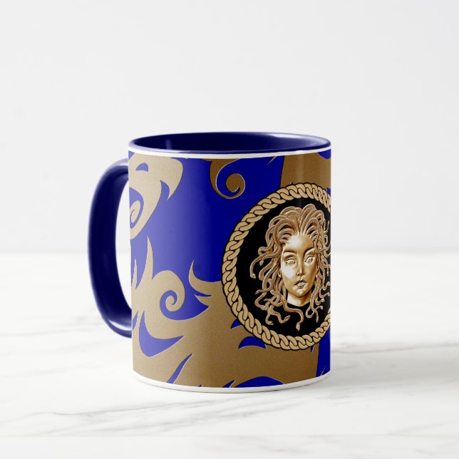 Luxury Medusa Baroque  Mug (Front Left)