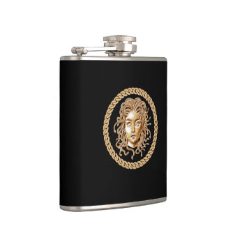 Luxury Medusa Gold Flask