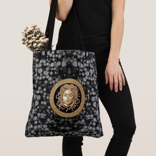 Luxury Medusa Medalion  Tote Bag