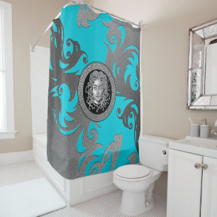 Luxury Medusa  Shower Curtain
