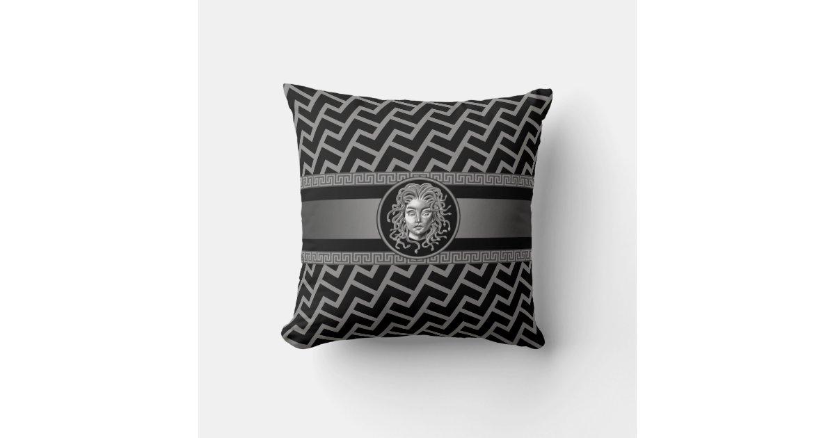 Luxury Medusa Throw Pillow Zazzle