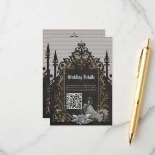 Luxury meets romance. enclosure card