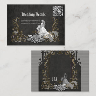 Luxury meets romance.  enclosure card