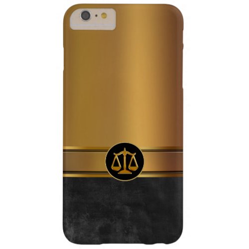 Luxury Mens Attorney Theme Barely There iPhone 6 Plus Case